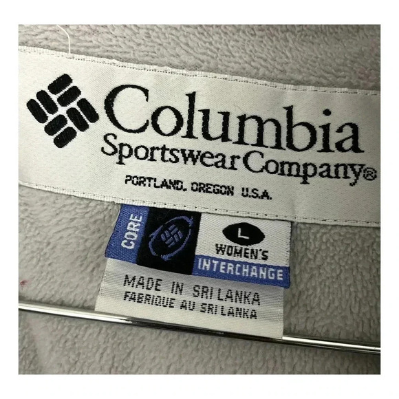 Columbia Sportswear Interchange Jacket Blue Beige LARGE Core Winter Women's - Picture 3 of 16